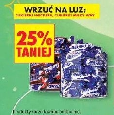 Cukierki Snickers, cukierki Milky Way