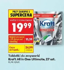 Tabletki do zmywarki Kraft All in One Ultimate, 27 szt.