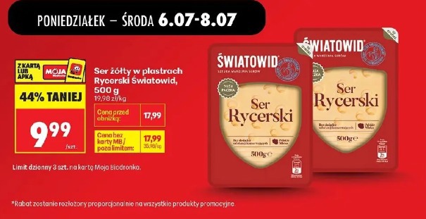 Ser żółty w plastrach Rycerski Światowid