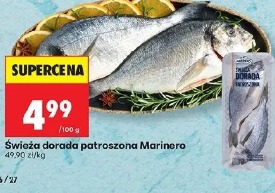 Świeża dorada patroszona Marinero