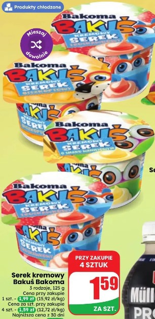 Serek kremowy Bakuś Bakoma