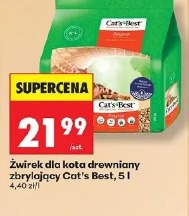 Żwirek dla kota drewniany zbrylający Cat's Best