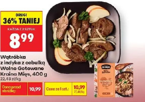 Wątróbka z indyka z cebulką Wolno Gotowane Kraina Mięs