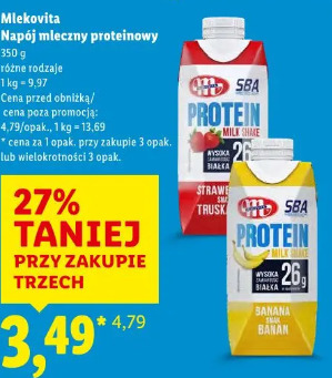 Napój mleczny proteinowy Mlekovita