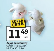 Zając ceramiczny