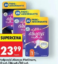 Podpaski Always Platinum