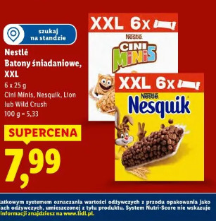 Nestlé Batony śniadaniowe, XXL