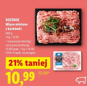 Rzeźnik Mięso mielone z karkówki