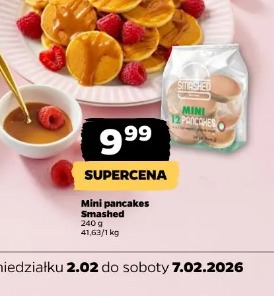 Mini pancakes Smashed