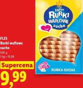 Flis Rurki waflowe suche