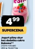 Jogurt pitny skyr bez dodatku cukru Bakoma