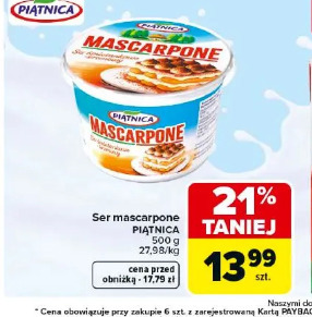 Ser mascarpone PIĄTNICA