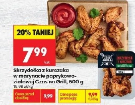 Skrzydełka z kurczaka w marynacie paprykowo-ziołowej Czas na Grill