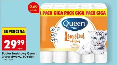 Papier toaletowy Queen 3-warstwowy