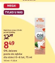 ON, żelowa pasta do zębów dla dzieci 0-6 lat