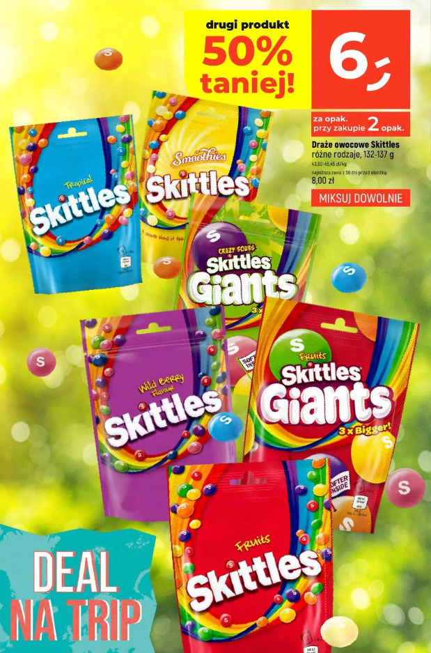 Skittles draże owocowe