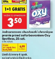 Jednorazowe chusteczki chroniące pranie przed zafarbowaniem Oxy Spotless