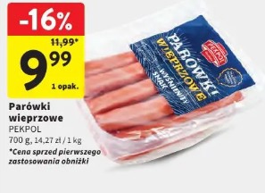 Parówki wieprzowe PEKPOL