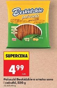 Paluszki Beskidzkie o smaku sera i cebulki