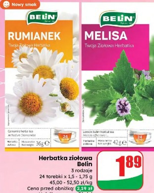 Belin herbatka ziołowa