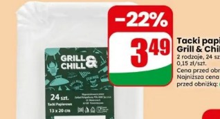 Tacki papierowe Grill & Chill