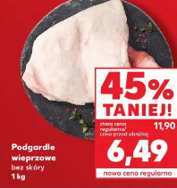 Podgardle wieprzowe bez skóry
