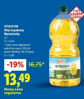 Vita D'or Olej rzepakowy Wyśmienity
