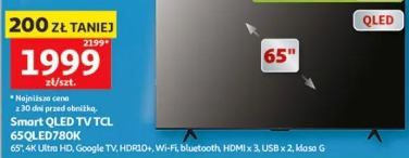 Smart QLED TV TCL 65QLED780