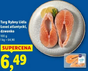 Targ Rybny Lidla Łosoś atlantycki dzwonko