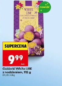 Cukierki White UBE z nadzieniem