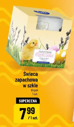 Świeca zapachowa w szkle Bispol