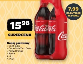 Napój gazowany Coca-Cola, Coca-Cola Zero Cukru, Fanta Orange, Sprite