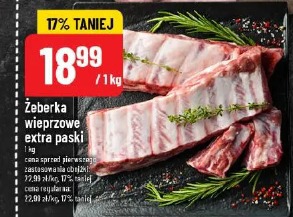 Żeberka wieprzowe extra paski