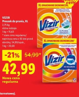  VIZIR Proszek do prania, XL