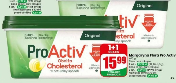 Margaryna Flora Pro Activ Original