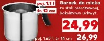 Garnek do mleka