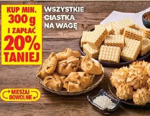 Wszystkie ciastka na wagę