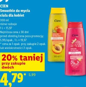 Cien Smoothie do mycia ciała dla kobiet