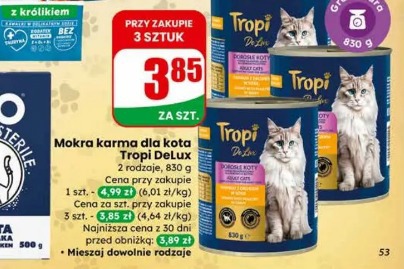 Tropi DeLux mokra karma dla kota