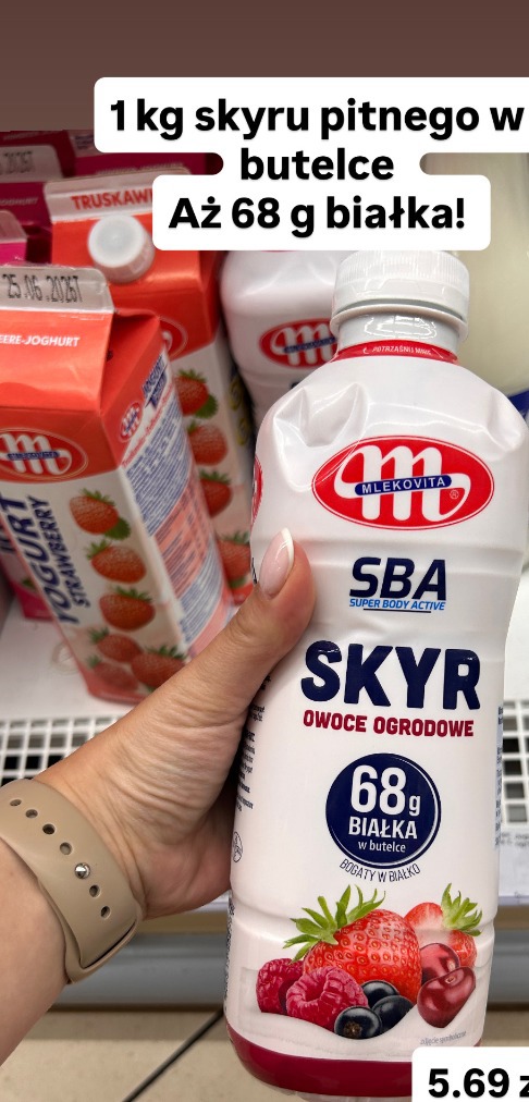 SBA Skyr owoce ogrodowe Mlekovita