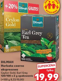 Dilmah Herbata czarna ekspresowa Ceylon Gold, Earl Grey