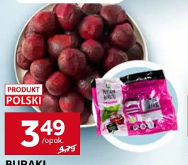 Buraki gotowane całe