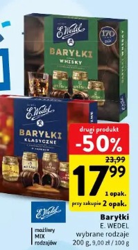 Baryłki E. WEDEL wybrane rodzaje