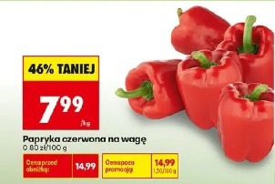 Papryka czerwona na wagę