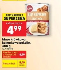 Masa krówkowa kajmakowa Bakello