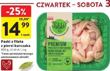 Paski z fileta z piersi kurczaka Sielski