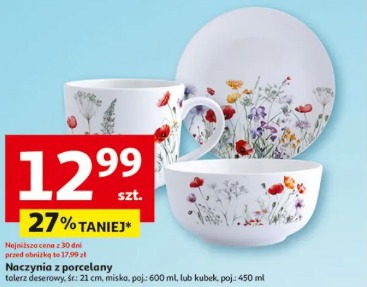 Naczynia z porcelany