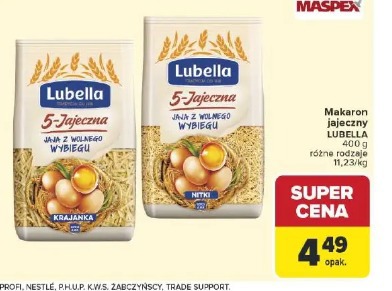 Makaron jajeczny Lubella