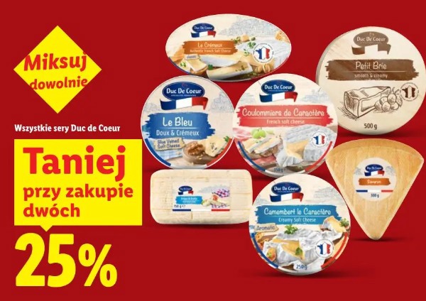 Wszystkie sery Duc de Coeur