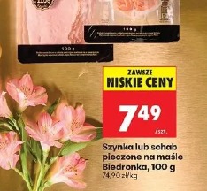 Szynka lub schab pieczone na maśle Biedronka